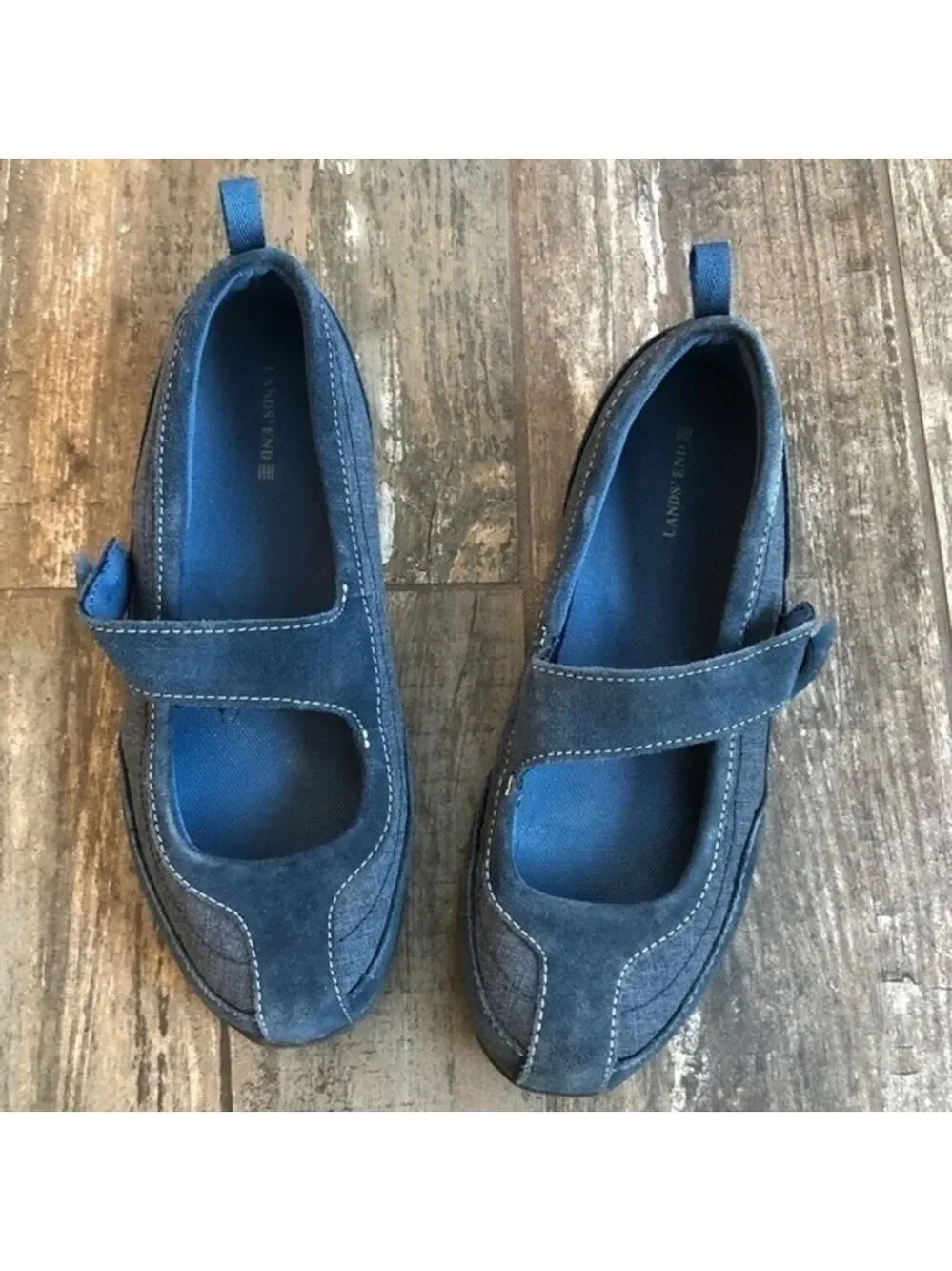 LANDS’ End women’s comfort Mary Jane flats size 6